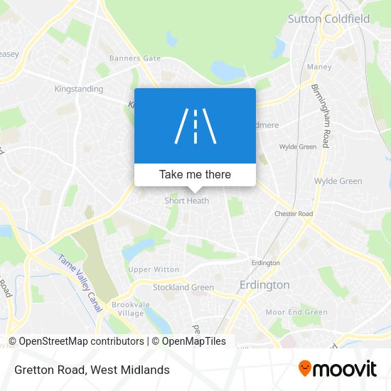Gretton Road map