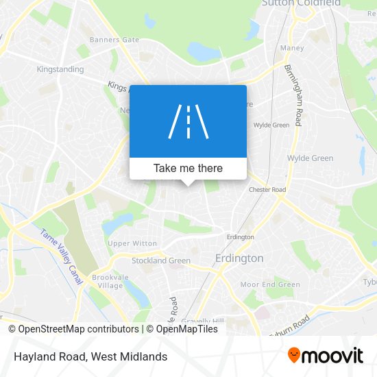 Hayland Road map