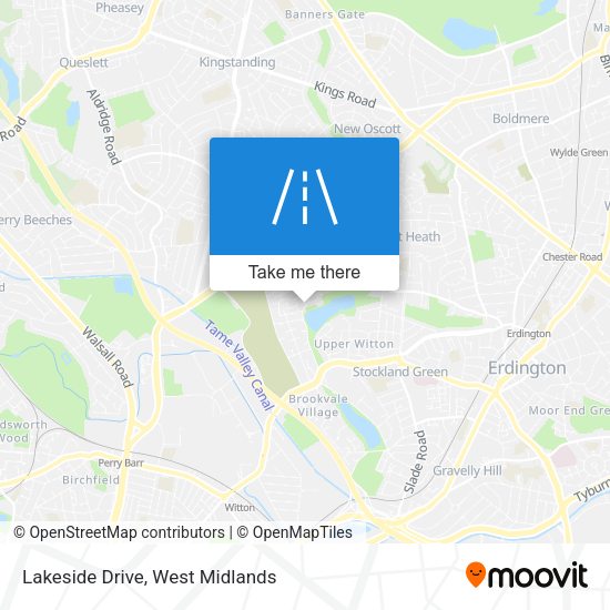 Lakeside Drive map
