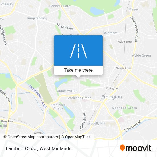Lambert Close map