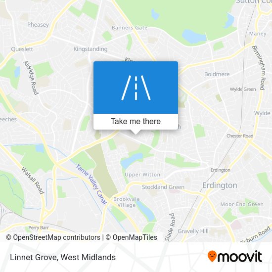 Linnet Grove map