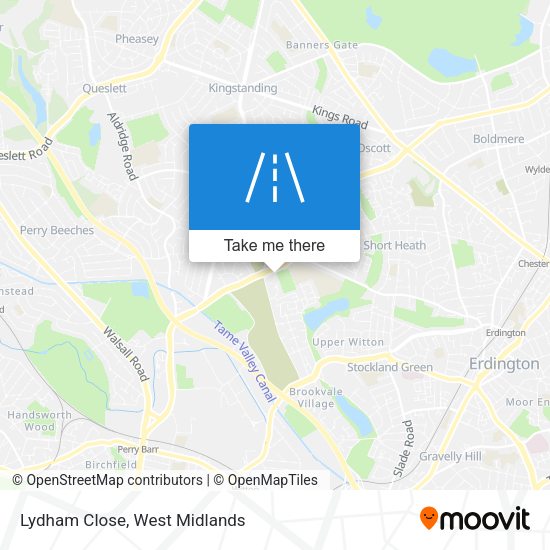 Lydham Close map