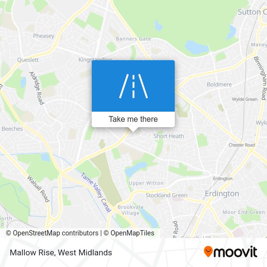 Mallow Rise map