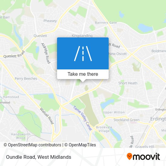 Oundle Road map