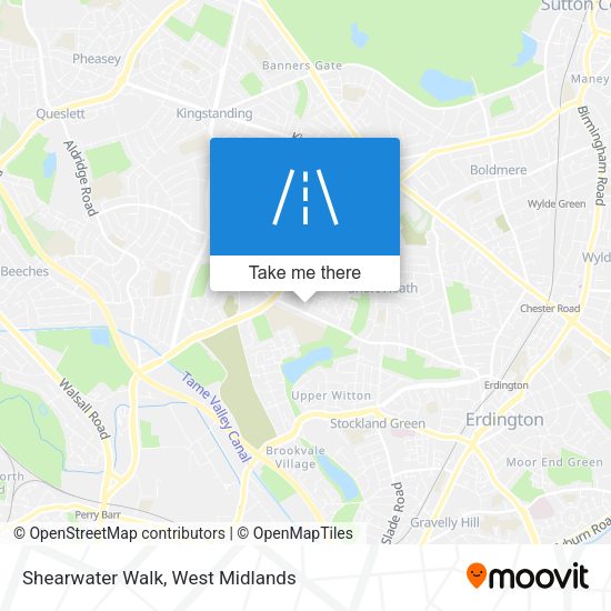 Shearwater Walk map
