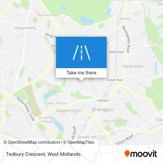 Tedbury Crescent map