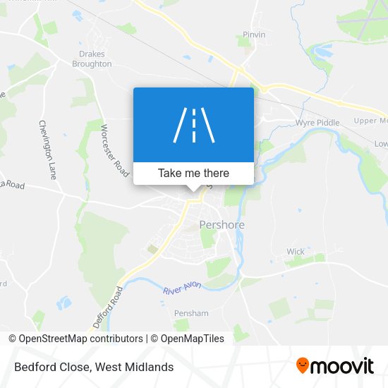 Bedford Close map