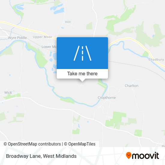 Broadway Lane map