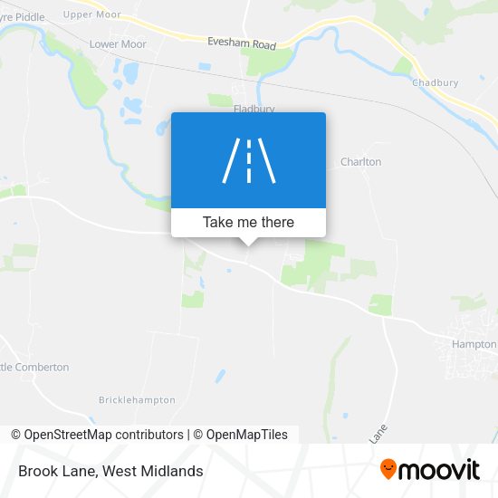 Brook Lane map