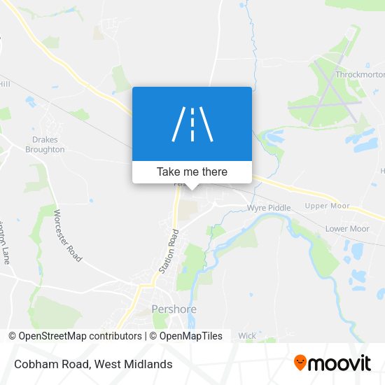 Cobham Road map