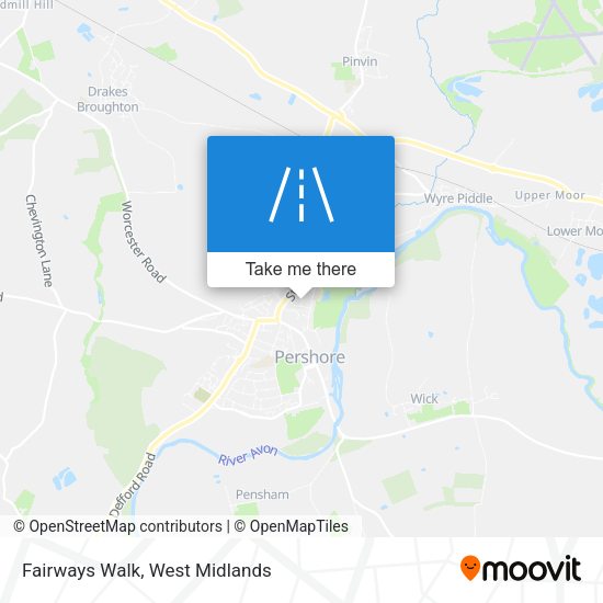 Fairways Walk map