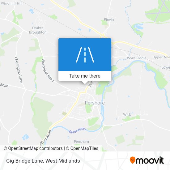 Gig Bridge Lane map
