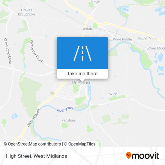 High Street map