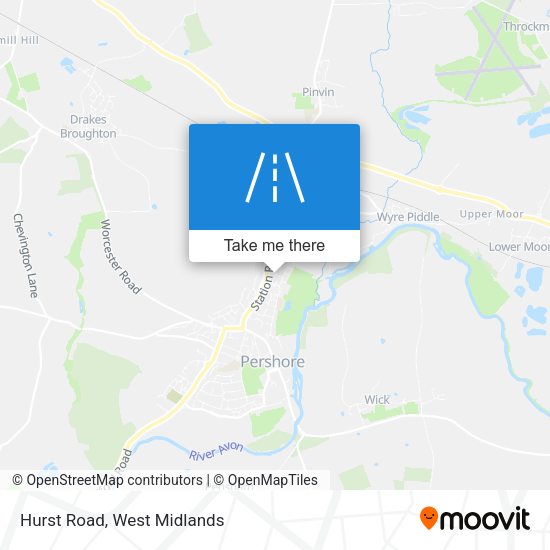 Hurst Road map