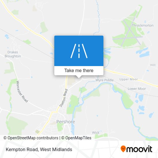 Kempton Road map