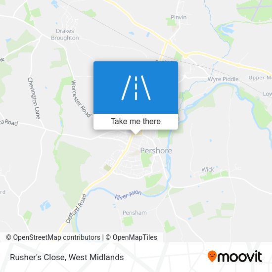 Rusher's Close map
