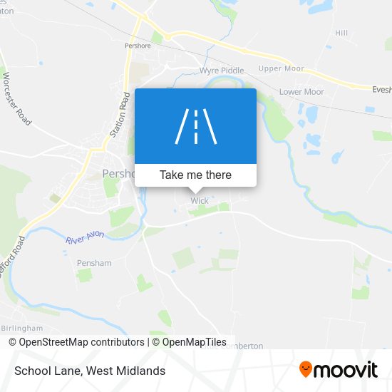 School Lane map