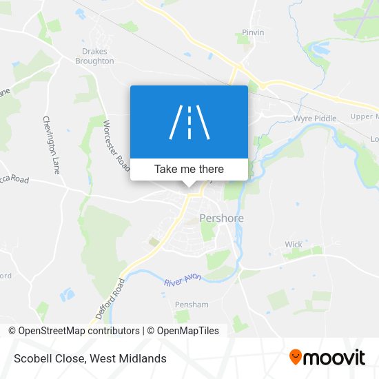 Scobell Close map