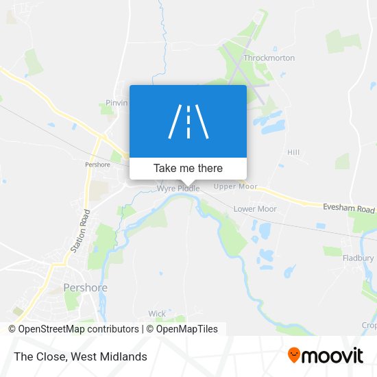 The Close map