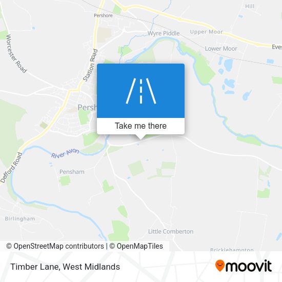 Timber Lane map
