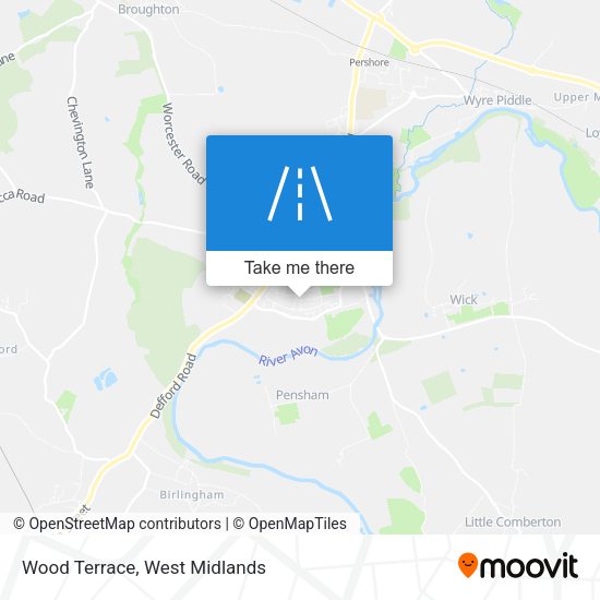 Wood Terrace map
