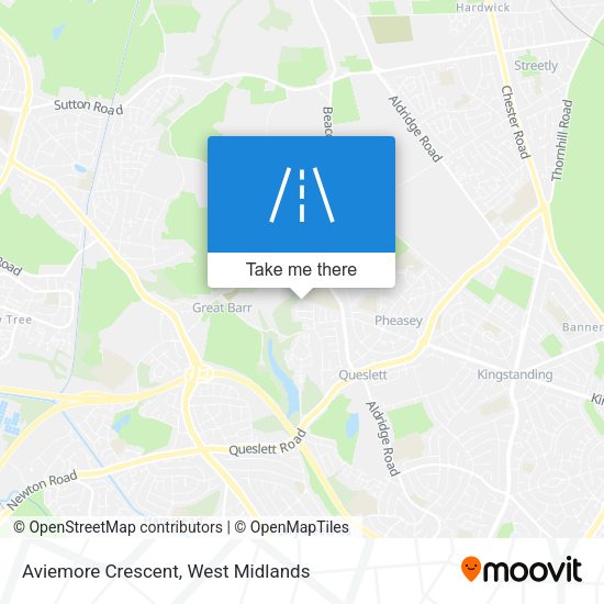 Aviemore Crescent map