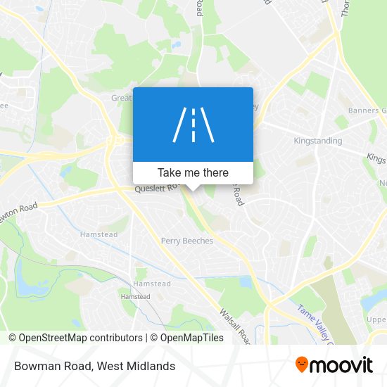 Bowman Road map