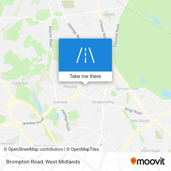 Brompton Road map