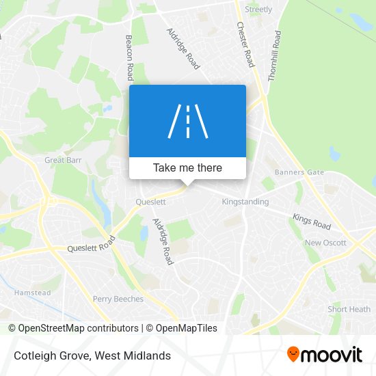 Cotleigh Grove map