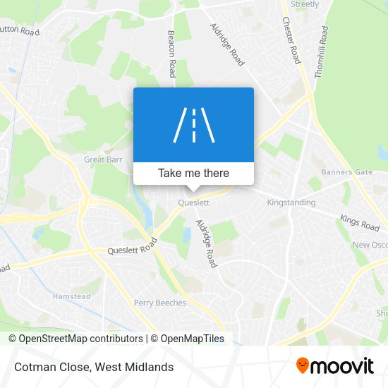Cotman Close map
