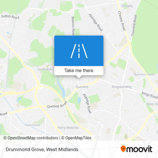 Drummond Grove map