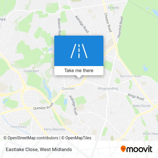 Eastlake Close map