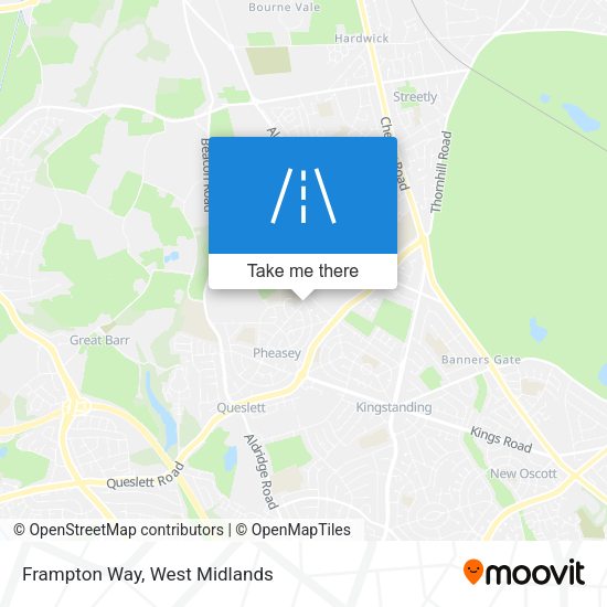 Frampton Way map
