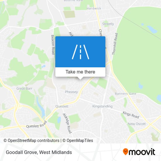 Goodall Grove map