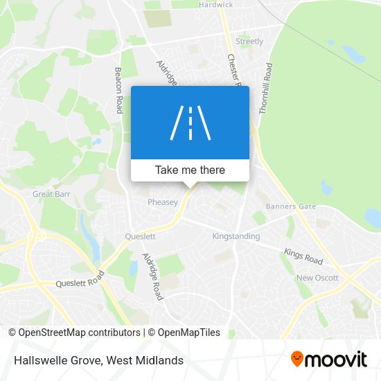 Hallswelle Grove map