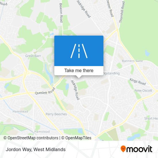Jordon Way map