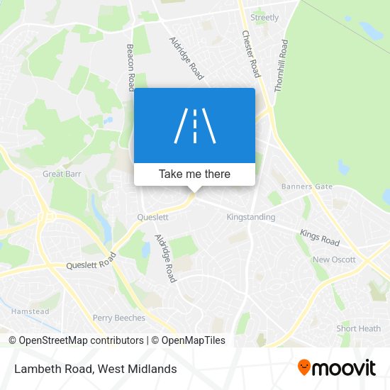 Lambeth Road map