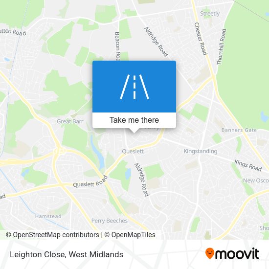 Leighton Close map