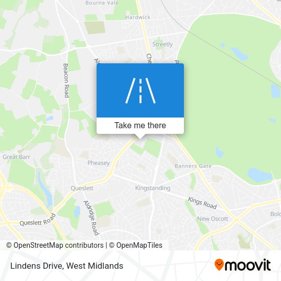Lindens Drive map