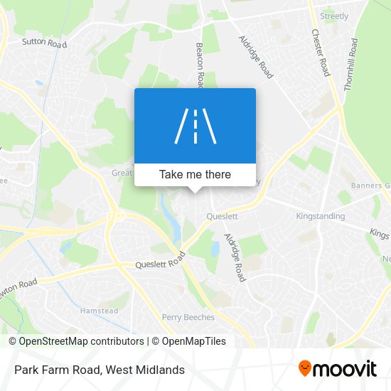 Park Farm Road map