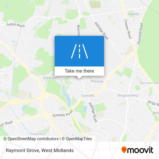 Raymont Grove map