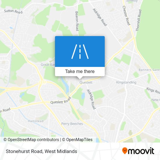 Stonehurst Road map