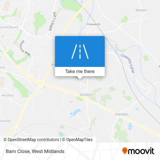Barn Close map