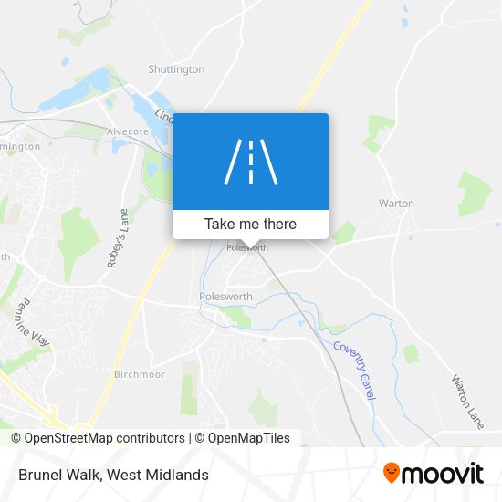 Brunel Walk map