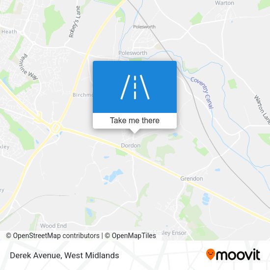 Derek Avenue map