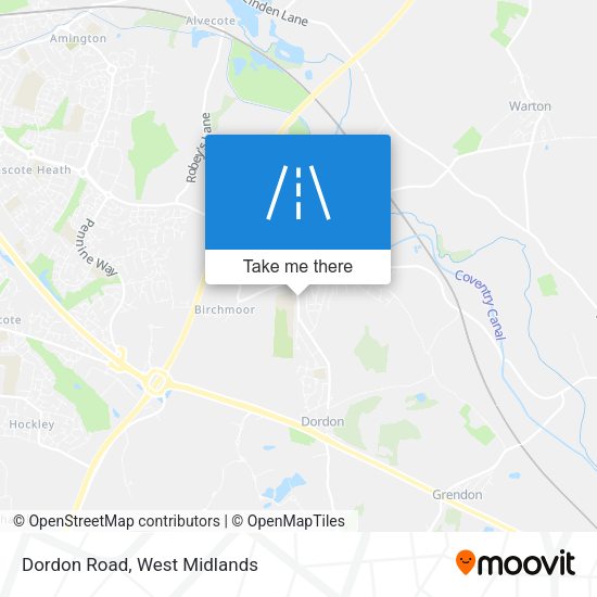 Dordon Road map