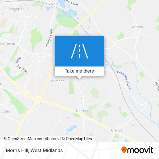 Morris Hill map
