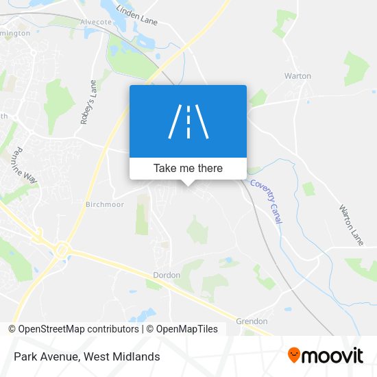 Park Avenue map