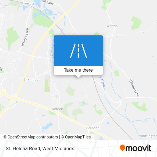 St. Helena Road map
