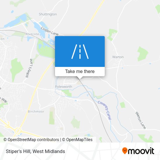 Stiper's Hill map